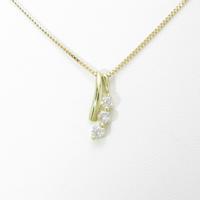 K18YG ダイヤモンドネックレス