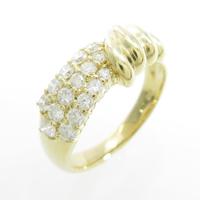K18YG ダイヤモンドリング30％引き