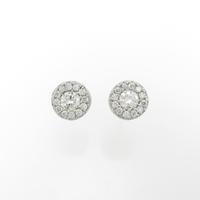 【リメイク】K18WG ダイヤモンドピアス