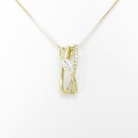 K18YG ダイヤモンドネックレス