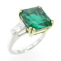 PT／750YG エメラルドリング