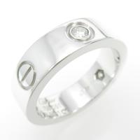 カルティエ ラブリング ハーフダイヤ