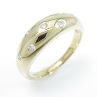 K18YG ダイヤモンドリング