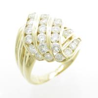 K18YG ダイヤモンドリング