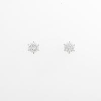 【リメイク】ST／プラチナダイヤモンドピアス 0．308ct・0．318ct・F・SI1?2・VG