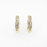 K18YG ダイヤモンドピアス