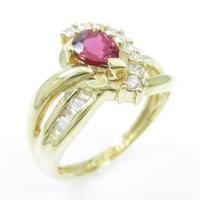 K18YG ルビーリング