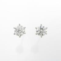 【新品】プラチナダイヤモンドピアス 0．239ct・0．230ct・F・SI2・GOOD