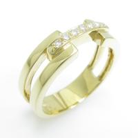 K18YG ダイヤモンドリング