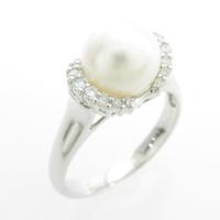 K14WG アコヤパールリング