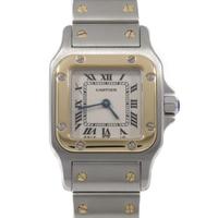 カルティエ W20012C4 サントスガルベ コンビ SSxYG クォーツ