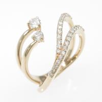 K18PG ダイヤモンドリング