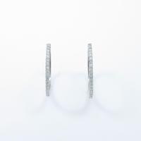 【リメイク】K18WG ダイヤモンドピアス