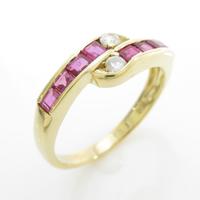 K18YG ルビーリング