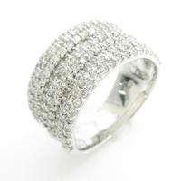 K18WG パヴェ ダイヤモンドリング