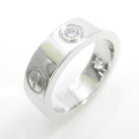 カルティエ ラブリング ハーフダイヤ