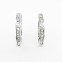 18KWG ダイヤモンドピアス