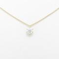 【リメイク】K18YG ダイヤモンドネックレス 0．319ct・D・VS1・EXT