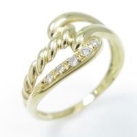 K18YG ダイヤモンドリング