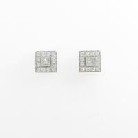 750WG／K18WG ダイヤモンドピアス