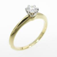 ティファニー クラッシックソリティア リング 0．22ct・E・VS2