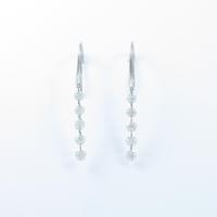 K18WG ダイヤモンドピアス