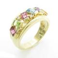 K18YG カラーストーンリング