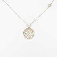 585YG ホワイトサファイヤネックレス10％引き