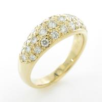 K18YG ダイヤモンドリング