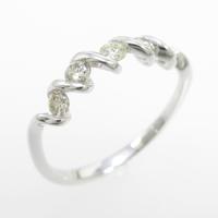 K18WG ダイヤモンドリング