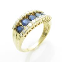 K18YG サファイヤリング