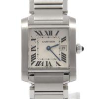 カルティエ W51011Q3 タンクフランセーズデイト クォーツ