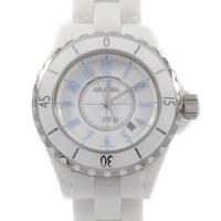 シャネル H3826 J12ブルーライト 33mmセラミック LIMITED クォーツ10％引き