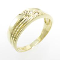 K18YG ダイヤモンドリング