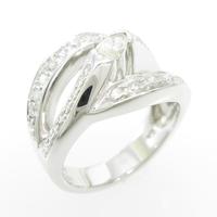 K18WG ダイヤモンドリング