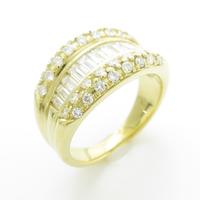 K18YG ダイヤモンドリング