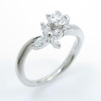 プラチナダイヤモンドリング 0．287ct・E・SI1・3EXT H＆C