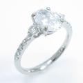 プラチナダイヤモンドリング 1．01ct・D・FL・オーバルカット