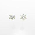 【新品】K18YG ダイヤモンドピアス 0．256ct・0．256ct・F・SI2・GOOD
