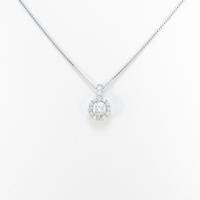 【新品】プラチナダイヤモンドネックレス 0．250ct・G・SI2・VG