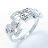 K18WG ダイヤモンドリング