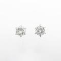 プラチナダイヤモンドピアス 0．300ct・0．327ct・G?H・VS2?SI1・FAIR