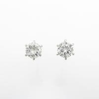 プラチナダイヤモンドピアス 0．300ct・0．327ct・G?H・VS2?SI1・FAIR