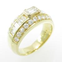 750YG ダイヤモンドリング