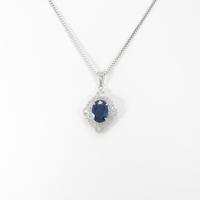 PT サファイヤネックレス