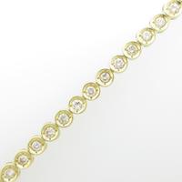 K18YG ダイヤモンドブレスレット