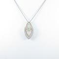 PT／K18PG ダイヤモンドネックレス 1．030ct・LY・SI1・GOOD