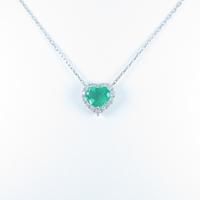 【リメイク】PT ハート エメラルドネックレス