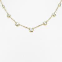 K18YG ダイヤモンドネックレス