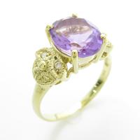 K18YG アメジストリング